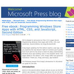 Free ebook: Programming Windows Store Apps with HTML, CSS, and JavaScript, Second Edition