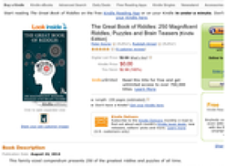 Free eBook: The Great Book of Riddles: 250 Magnificent Riddles, Puzzles and Brain Teasers [Kindle Edition]