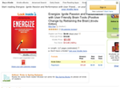 Free Energize: Ignite Passion and Performance with User Friendly Brain Tools (Positive Change by Retraining the Brain) [Kindle Edition]