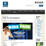 Free Entry Adults & Kids to Australian Museum and Powerhouse Museum