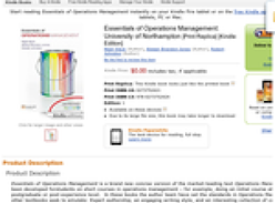 Free Essentials of Operations Management: University of Northampton [Print Replica] [Kindle Edition]