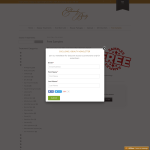 Free Exclusively Beauty Products