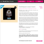 Free Family Pass to Jurassic Creatures