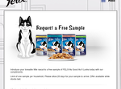 Free Felix Cat Food Sample