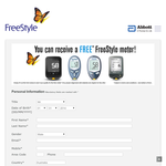 Free Freestyle Diabetic Meter
