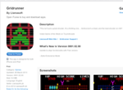 Free Game: Gridrunner [iOS]