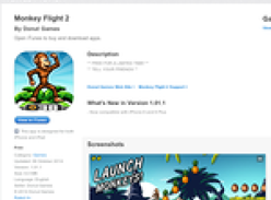Free Game: Monkey Flight 2 [iOS]