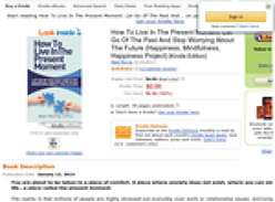 Free How To Live In The Present Moment: Let Go Of The Past And Stop Worrying About The Future (Happiness, Mindfulness, Happiness Project) [Kindle Edition]