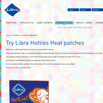 Free Libra Hotties Heat Patches Sample