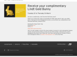 Free Lindt Gold Bunny