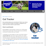 Free loan of a GPS tracking device for your cat