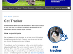 Free loan of a GPS tracking device for your cat