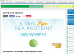 Free Lorna Jane Vital Protein Sample