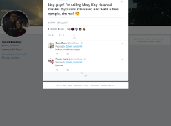 Free Mary Kay charcoal masks