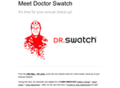 Free master check-up of your Swatch