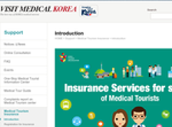 Free Medical Tourism Insurance for Visiting South Korea