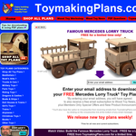 Free Mercedes Lorry Truck Toy Plan Set