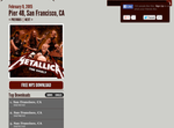 Free Metallica Live in Pier 48, San Francisco, CA mp3 Download