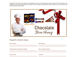 Free Millennium Chocolate Giveaway
