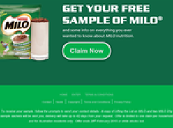 Free Milo Sachets