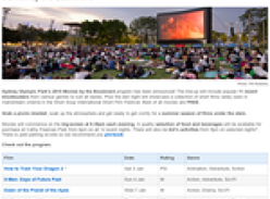 Free Movies by the Boulevard