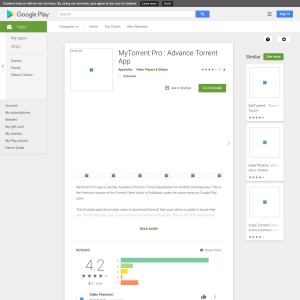 Free MyTorrent Pro : Advance Torrent App
