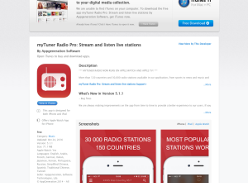 Free myTuner Radio Pro: Stream and listen live stations