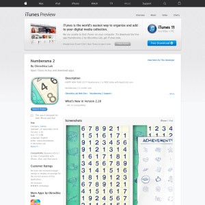 Free Numberama 2 App