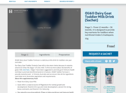 Free Oli6 Dairy Goat Toddler Milk Drink Sachet