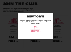 FREE One Year Club Dendy Membership