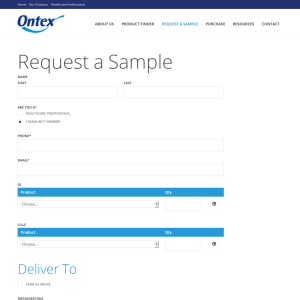 Free Ontex Incontinence Products