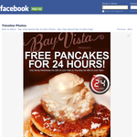 Free Pancakes for 24 Hours