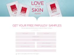 Free Papulex Face Products