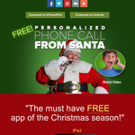 Free Personalized Phone Call from Santa