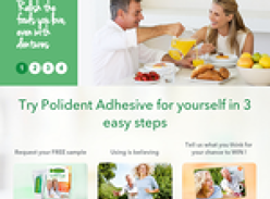 Free Polident Adhesive Cream Samples