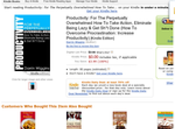 Free Productivity: For The Perpetually Overwhelmed How To Take Action, Eliminate Being Lazy & Get Sh*t Done (How To Overcome Procrastination: Increase Productivity) [Kindle Edition]