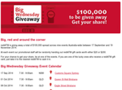 Free rediATM gift cards worth either $20 or $200.