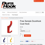Free Sample DuraHook Coat Hook