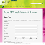 Free sample of Fructis Full & Luscious