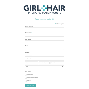 FREE Sample of GirlandHair Product