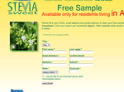 Free sample of Hermesetas SteviaSweet