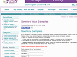 Free Scentsy Wax Samples