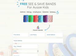 Free SEE & SAVE BANDS For Aussie Kids