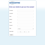 Free Sensodyne Sample