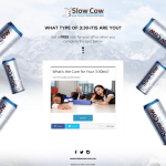 Free Slab of Slow Cow Anti-Energy Drink Delivered to Your Workplace