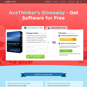 Free Software from AceThinker
