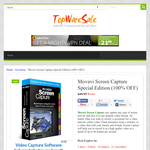 Free Software: Movavi Screen Capture Special Edition (100% OFF)