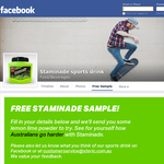 Free Staminade Sports Drink Sample