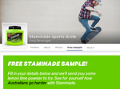 Free Staminade Sports Drink Sample