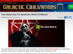 Free Steam Key For Nosferatu: Wrath Of Malachi
